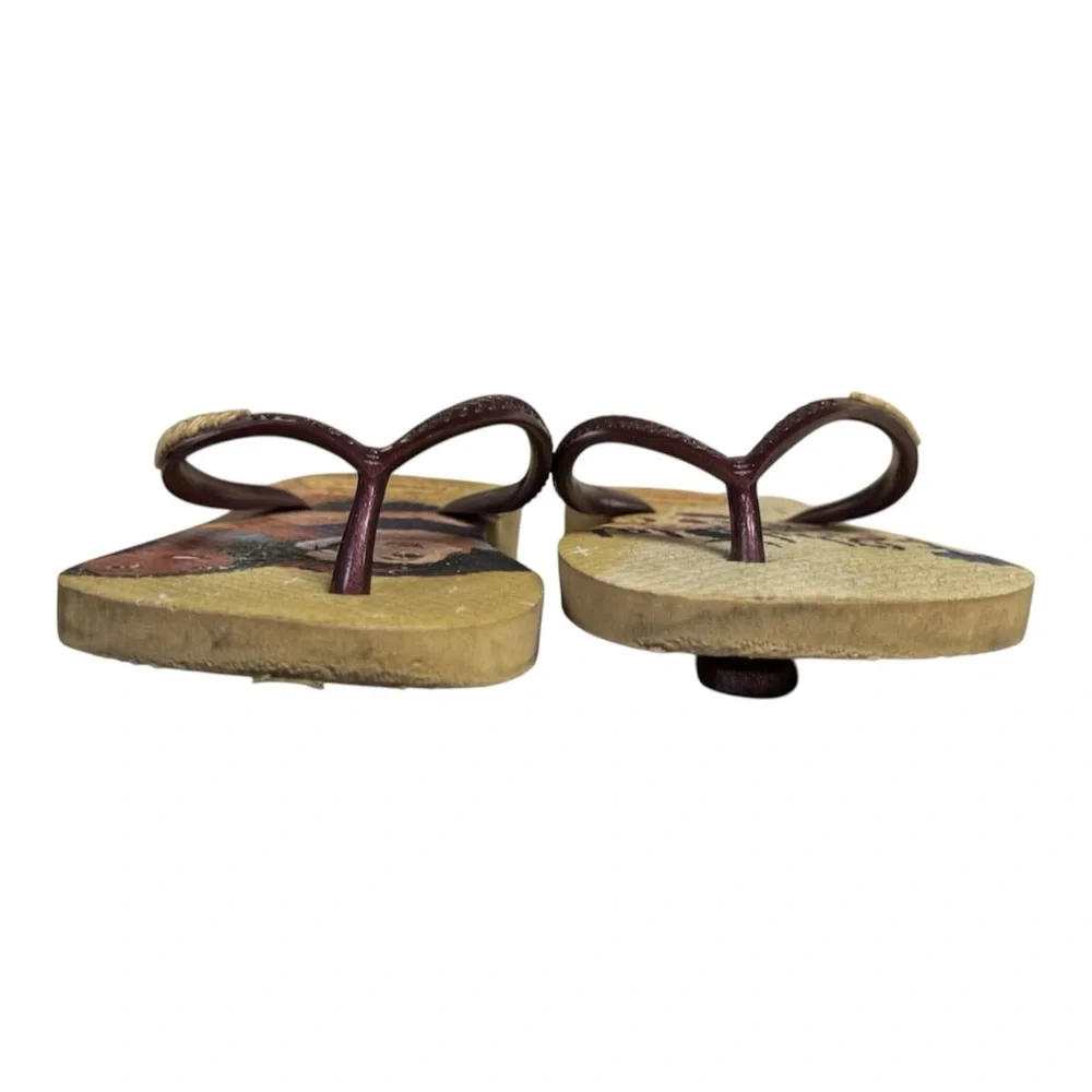 Havaianas Unisex Kids Slim Princess Golden Flip Flops
